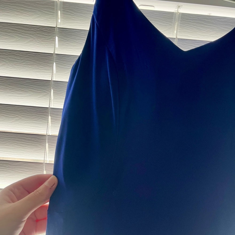 Morgan & Co. Elegant Blue Evening Gown Size 9 - Picture 4 of 11